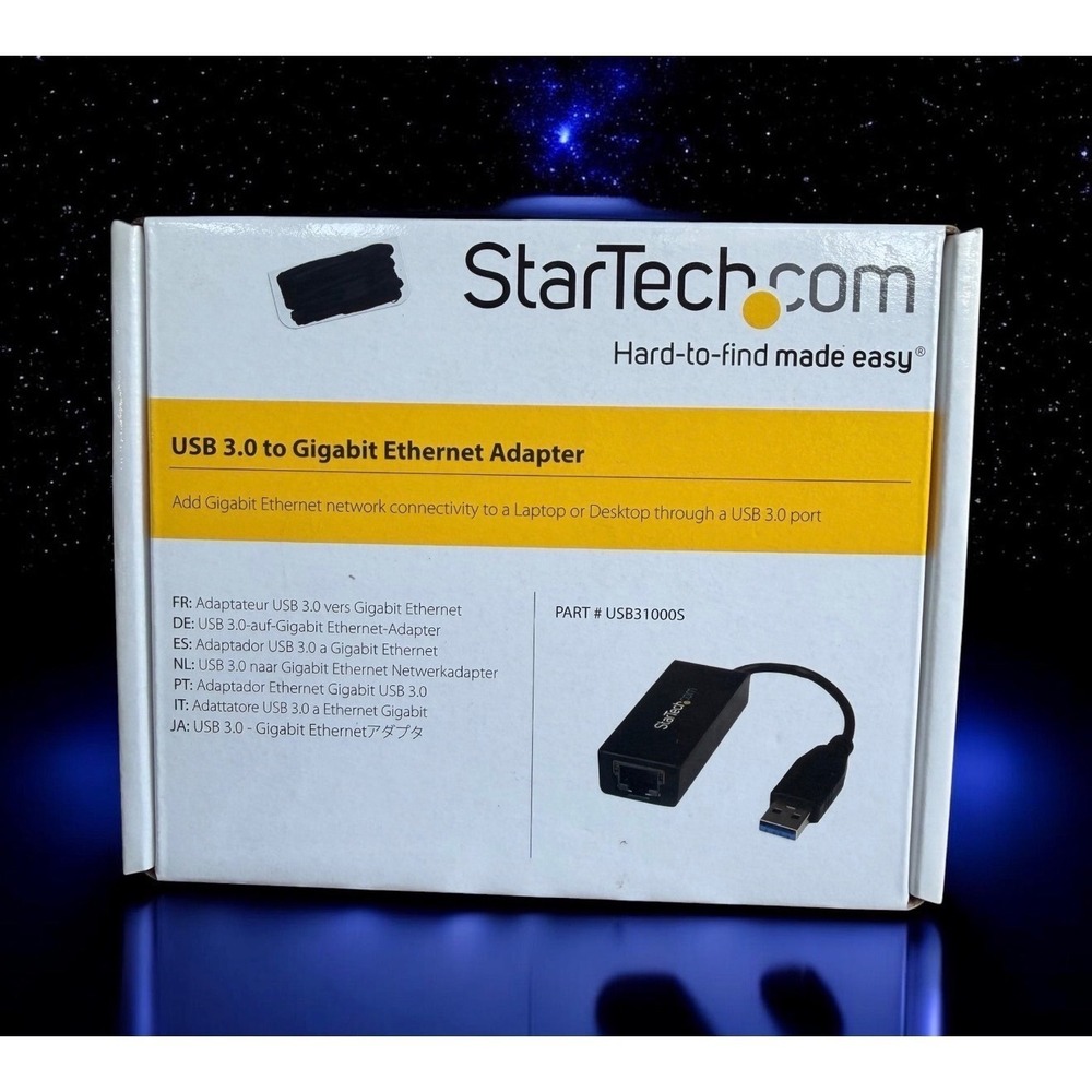 NEW StarTech USB 3.0 to Gigabit Ethernet Adapter USB31000S